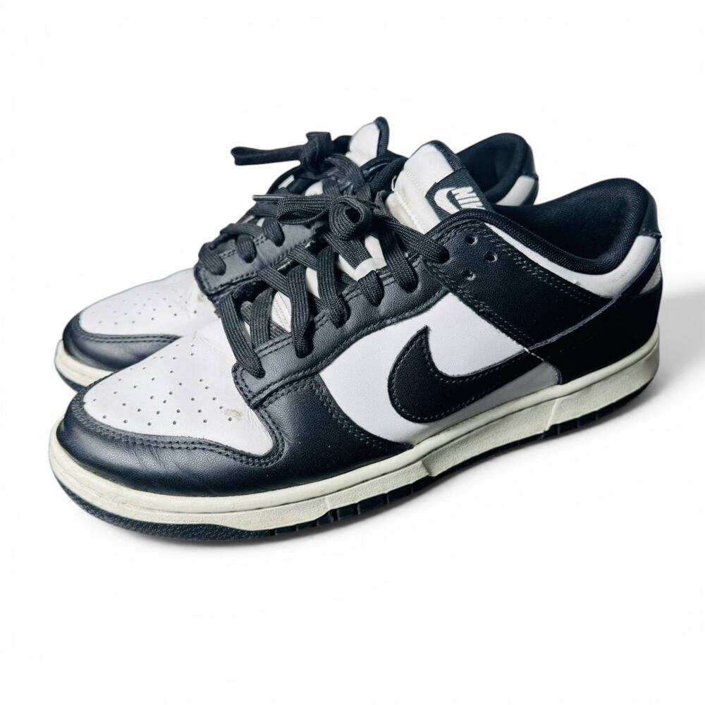 Nike Dunk Low Black White Panda Mens Size 10 DD1391-100 Clean Used